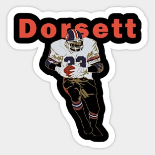 Tony Dorsett Sticker